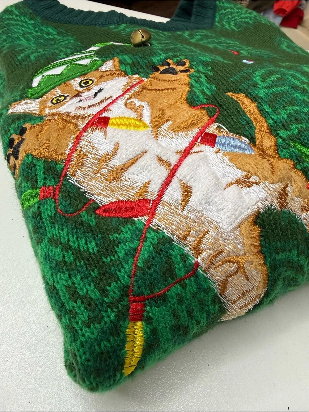 Blizzard Bay Mens Ugly Christmas Sweater Crazy Cats size XL